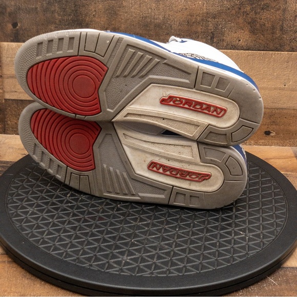 Nike Air Jordan 3 Retro OG True Blue Mens Shoes Size 10.5 136064-104 2011 - Picture 4 of 9